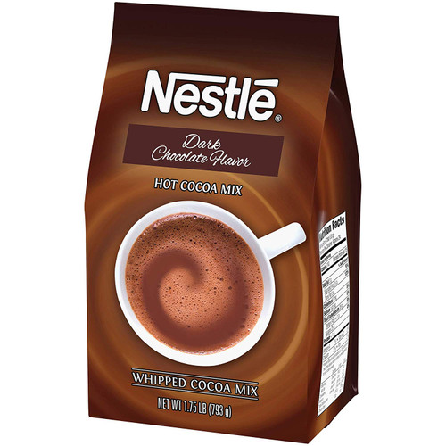 Nestle Dark Hot Chocolate Mix, 1.75 Pounds, 12 Per Case